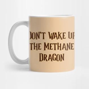 Methane Dragon Climate Change COP26 Glasow Mug